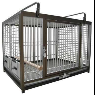 Kings Cages Large Aluminium Parrot Travel Carrier CAGE 2029 Vogelkäfige